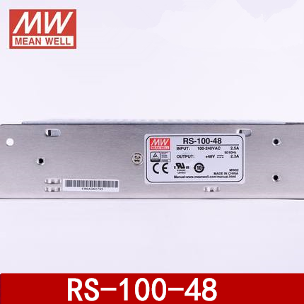 台湾明纬RS-100-48 110W48V2.3A耐震动型开关电源 可替换NES/LRS 五金/工具 开关电源 原图主图