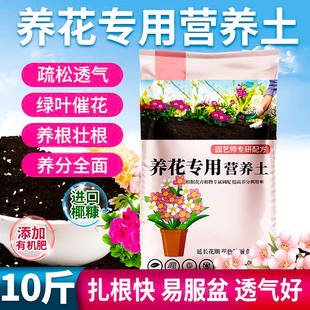 花土盆栽花卉种花专用 营养土养花专用通用家用植物土壤种植泥土