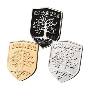 卡塞尔学院校徽胸针 龙族周边世界树立体徽章胸扣通知书勋章同人