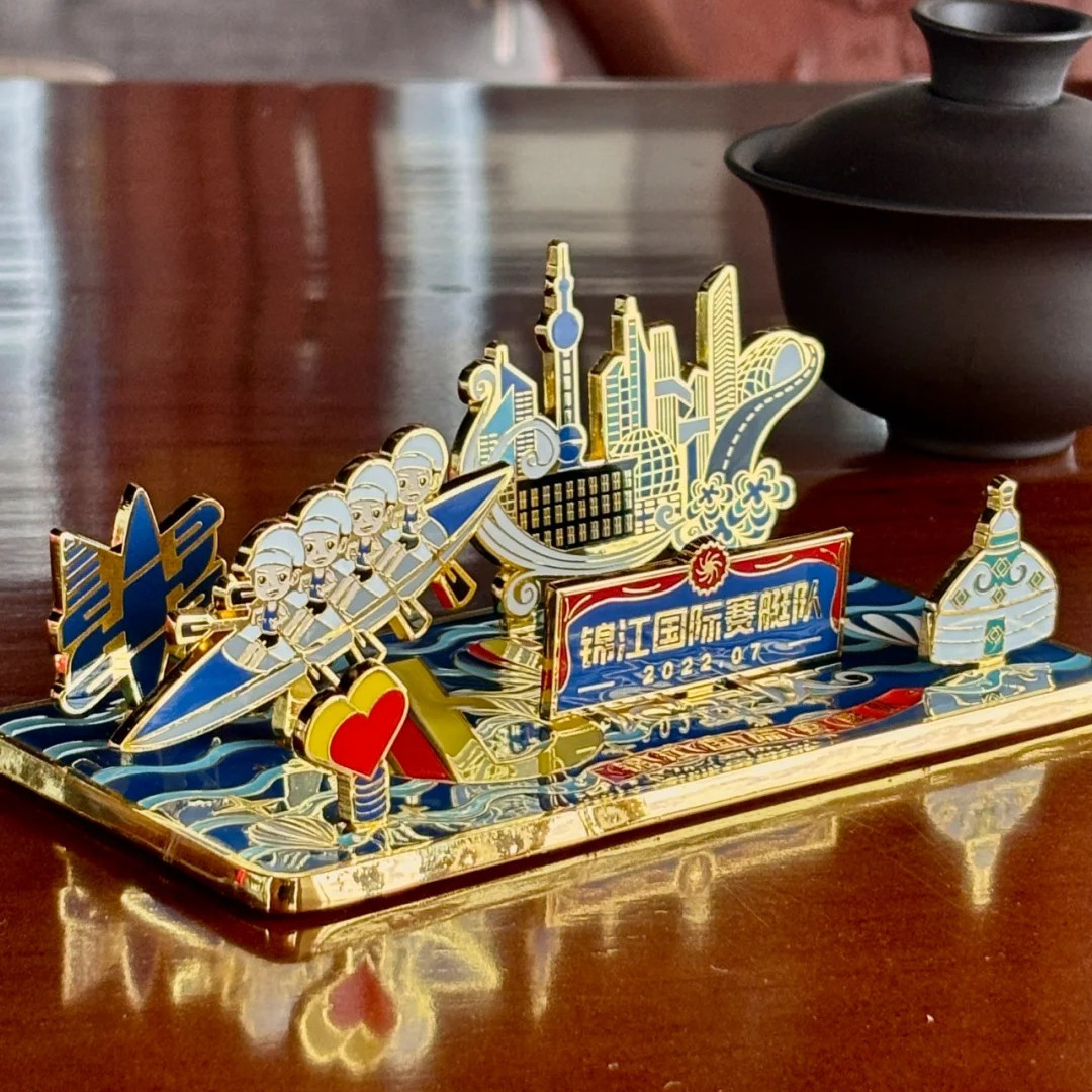 徽章组合摆件定制立体拼接冰箱贴