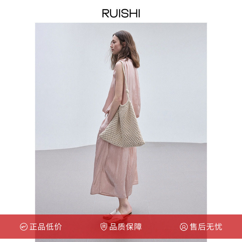 RUISHI芮时抽绳设计无袖上衣裤子图片