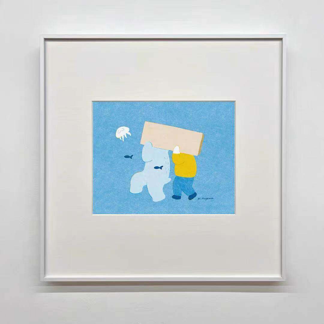 《缤纷童年》多巴胺儿童房趣味挂画男女孩书房卡通装饰画美育壁画