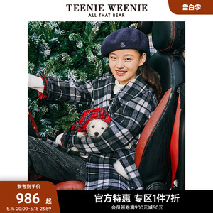 teenieweenie毛呢大衣学院风