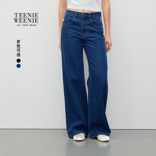 TEENIEWEENIEbearnova牛仔阔腿裤