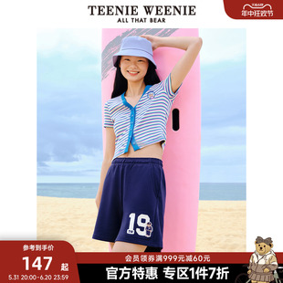 女t恤 TeenieWeenie小熊奥莱卡通T恤女夏季