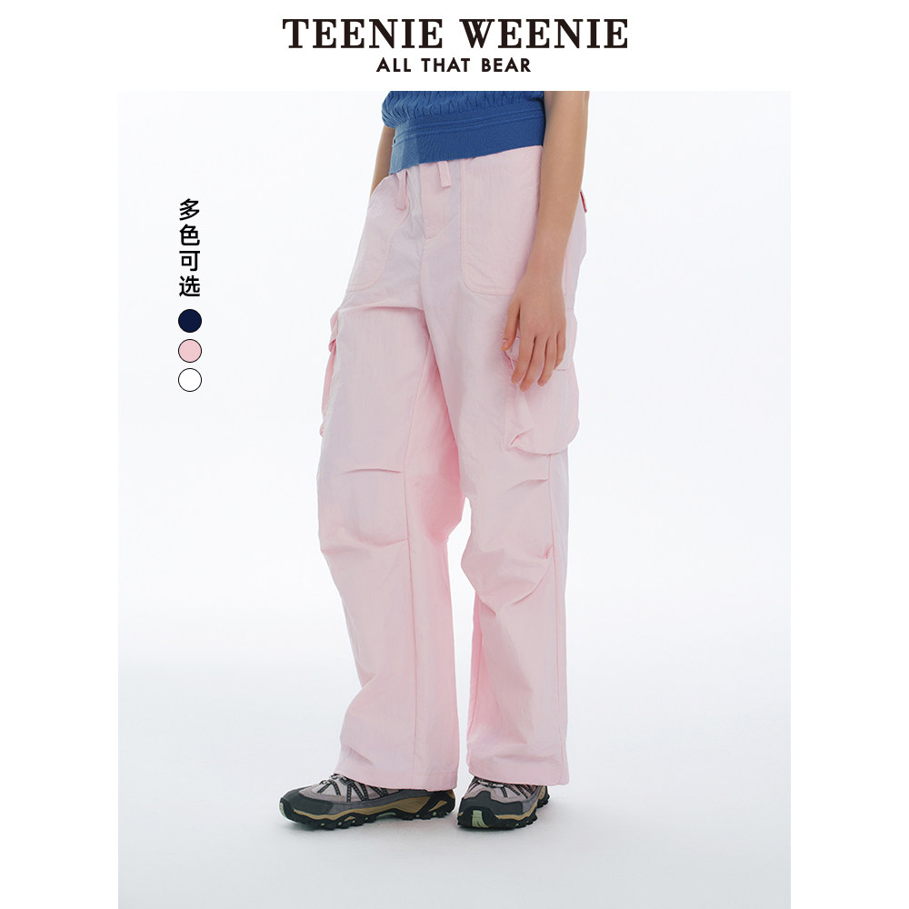 TeenieWeenie小熊奥莱女装休闲裤秋季新款工装风舒适宽松