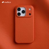 Melkco适用苹果17ProMax手机壳iPhone17pro真皮保护套17镜头精孔磁吸壳Air简约高级感支持Magsafe镜头保护