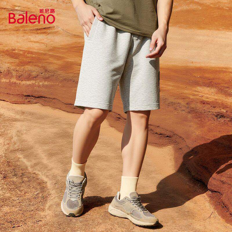 【59任选2件】班尼路2026春夏男装休闲针织短裤时尚百搭