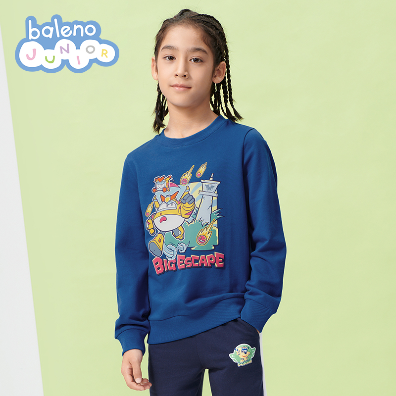 班尼路童装秋冬男童超级飞侠卫衣