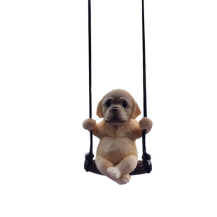 汽车挂件车内吊饰2025新款拉布拉多小狗车载后视镜高级感车挂饰品