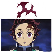 鬼灭之刃高还原炭治郎COS疤痕 额头伤疤妆纹身贴纸漫展周边现货