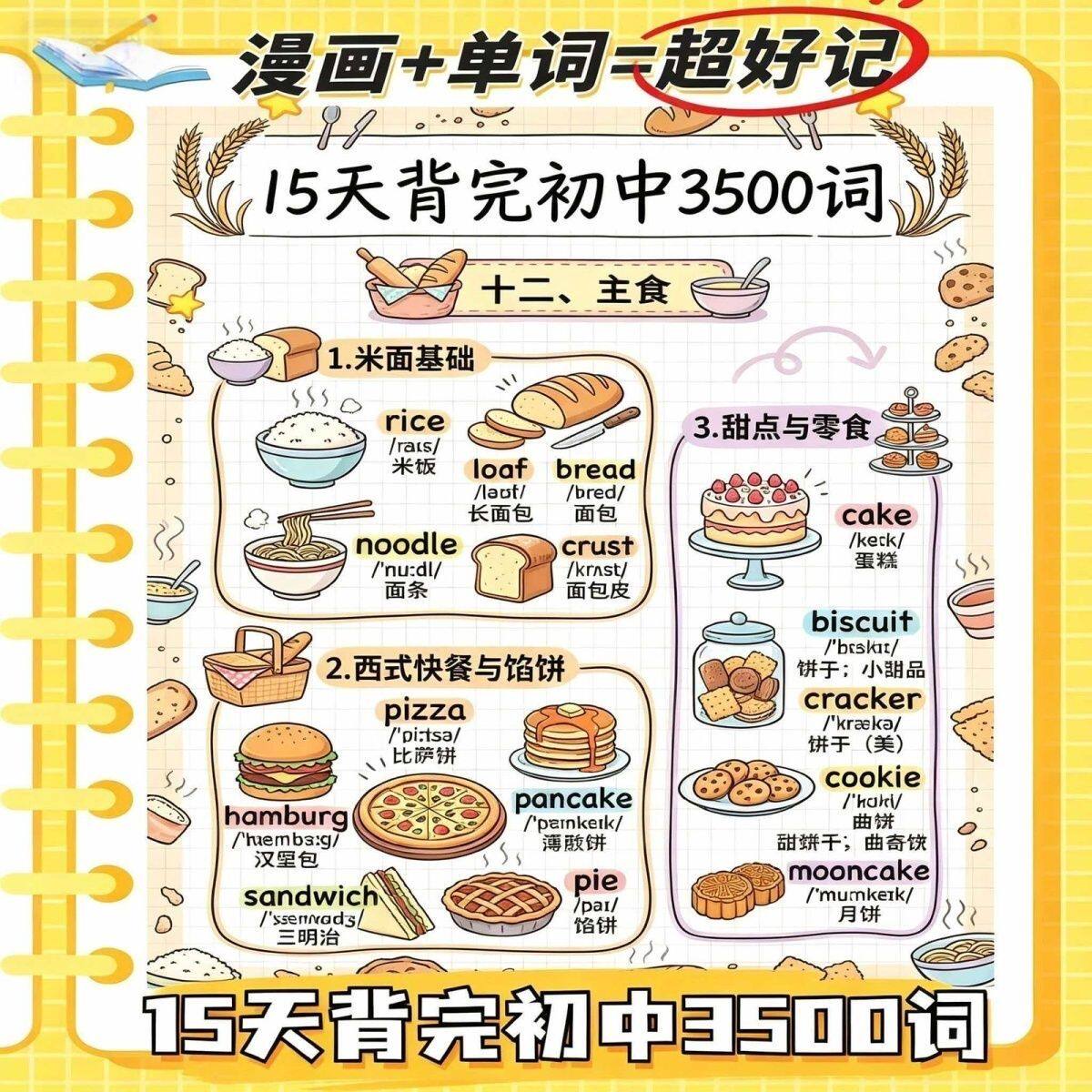 初中英语15天牢记3500词