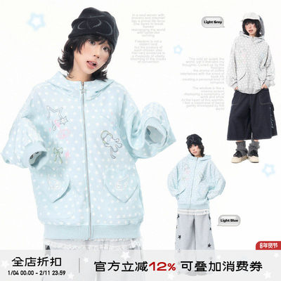 MKGO韩系猫咪五角星满印
