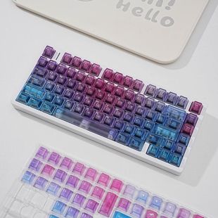 JCM韩文键帽透光PC原厂全套键帽用于机械键盘