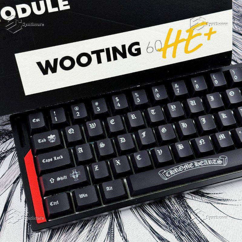 克罗心黑130键帽原厂侧刻透光高