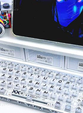 印花集键帽PC材质雾透支持wooting EZ63MADE68 Hero68ND63夜魔