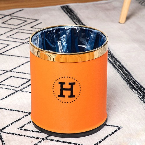 无盖圆形12升不漏袋垃圾桶