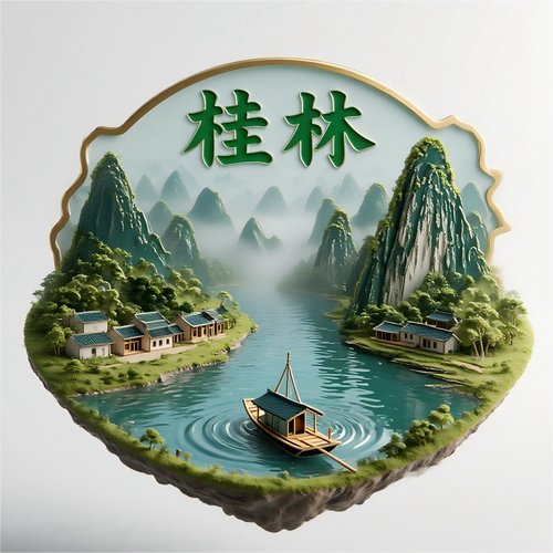 桂林冰箱贴金属磁贴旅游纪念品