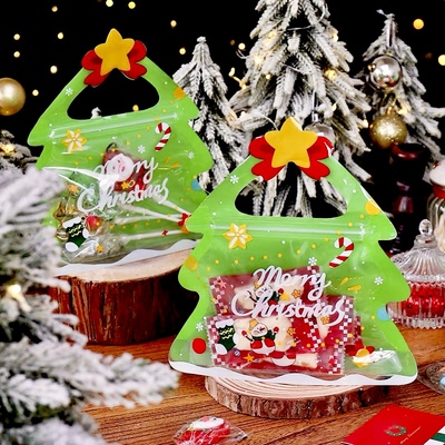 圣诞节包装袋拉链袋子