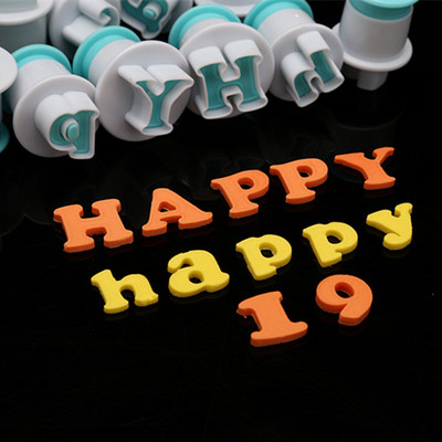 大写英文字母数字烘培模具弹簧