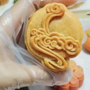 新款 廣式 彩云追月 模具手壓式 月餅2025新款 糕點月餅輔食中秋模具