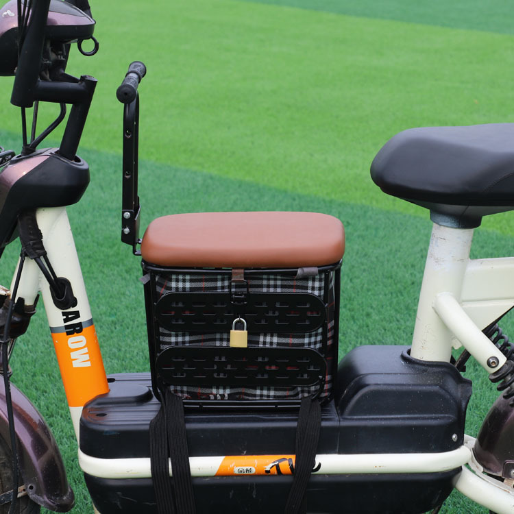 三阳踏板摩托车飞度4/5 fiddle板改装配件前置儿童安全座椅可储物