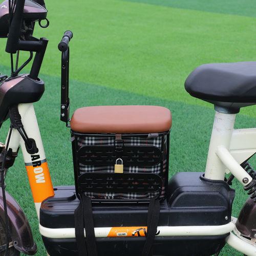 适用9号m3 95c max电动车九号儿童安全座椅储物箱前置多功能收纳