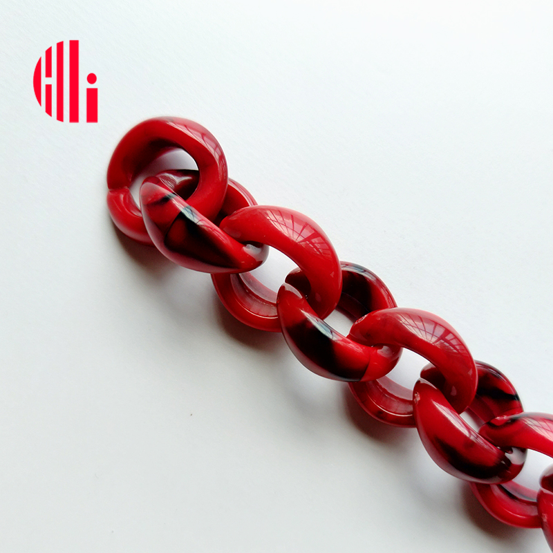 亚克力包包肩带手提单肩斜跨链条亚克力树脂腋下链条包带配件挂绳