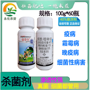 纽菲尔烯酰吗啉喹啉铜40%霜霉病早疫病晚疫病细菌性角斑病杀菌剂