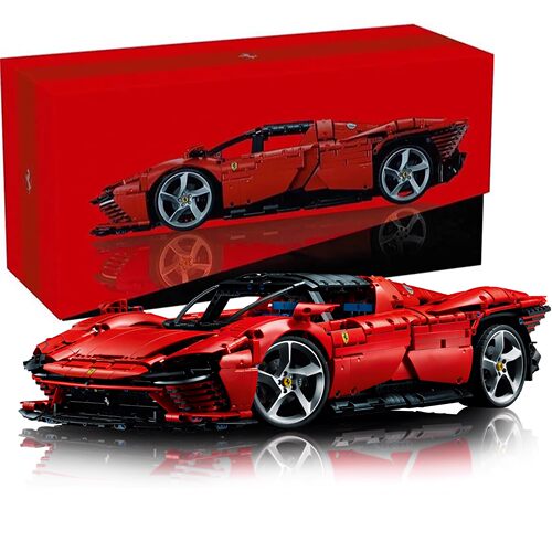 42143法拉利sp3机械组跑车模型 积木 儿童玩具 男孩子礼物