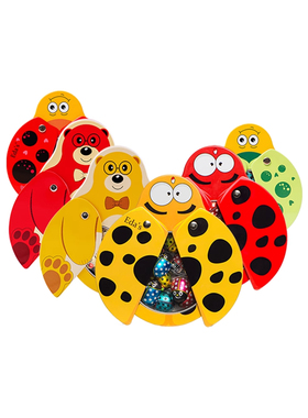 意大利进口Edas艾达的世界七星瓢虫小熊巧克力120g小盒装礼盒