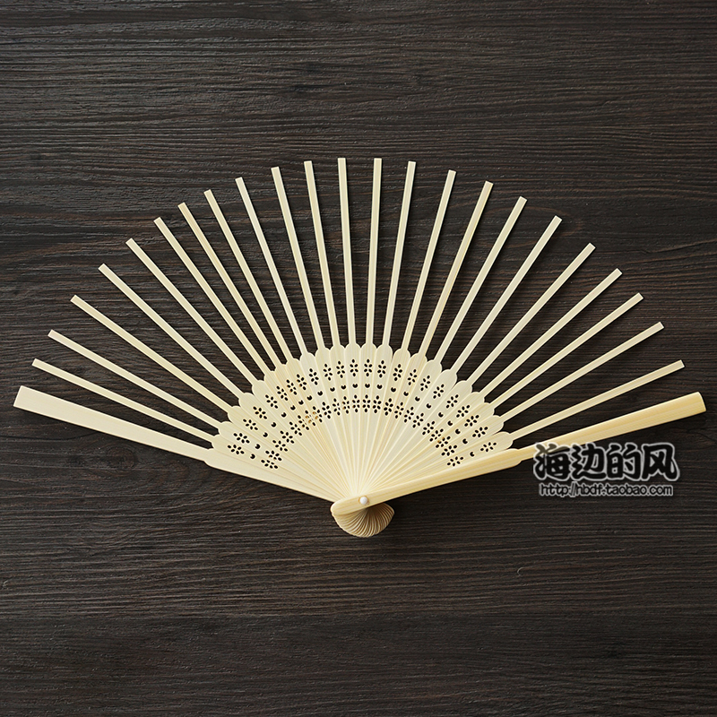 21cm 折扇扇骨 竹制 小扇子骨架 风 中式 diy做手工团建活动
