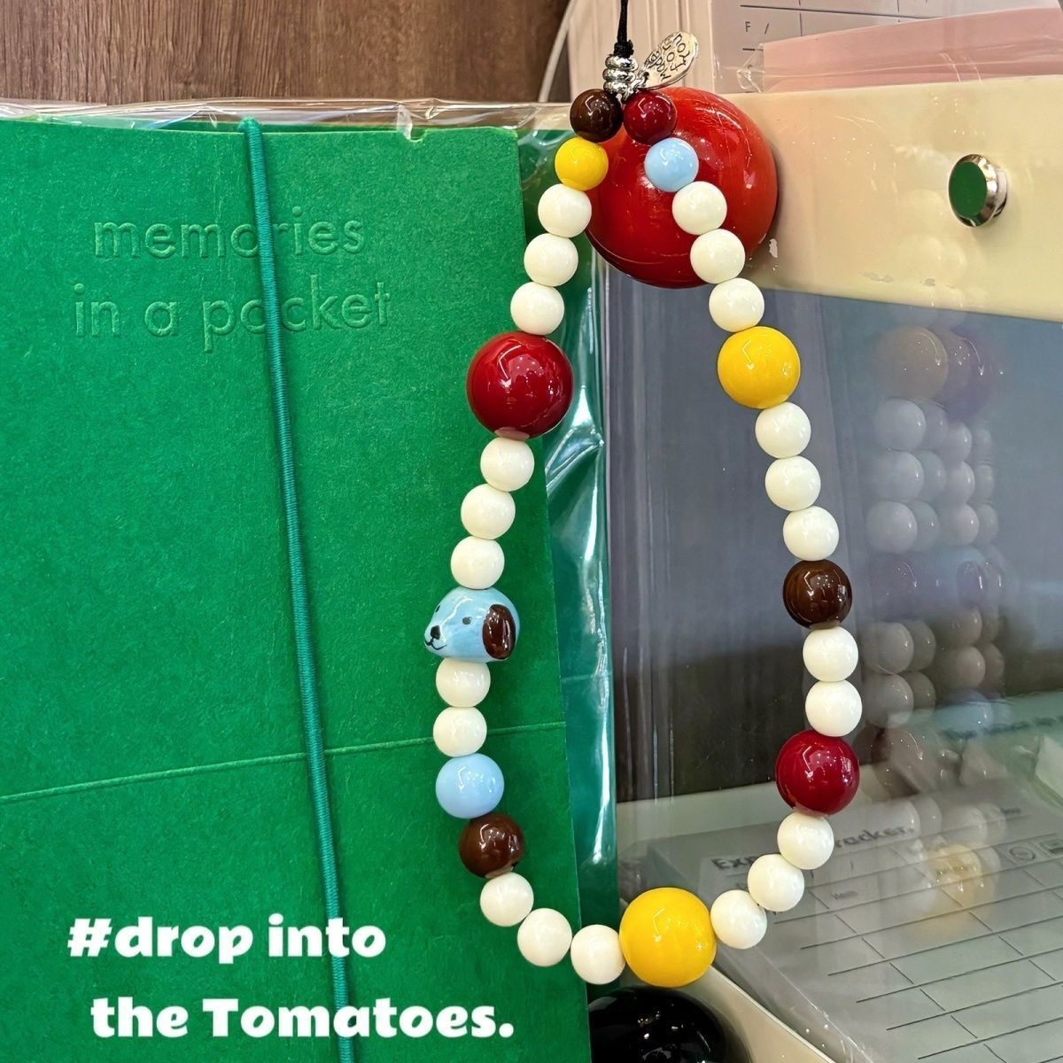 Tomatoes|原创小狗橄榄球ins风美拉德系手机链挂绳ccd相机链