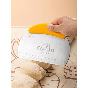 硅胶垫专用切面刀食品级不锈钢切面刀分面团粉奶油蛋糕刮板烘焙抹