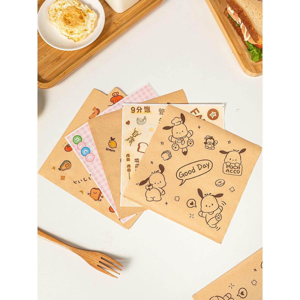 食品级麻糍包装纸汉堡三明治的包装纸袋子手抓饼煎防油肉夹馍麻糍,厨房/烹饪用具,点心包装盒/包装袋,淘宝优惠券,粉丝福利购,淘宝优惠卷