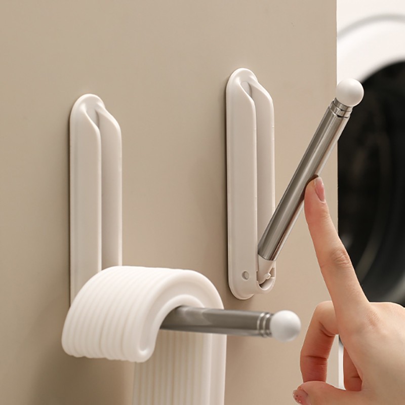 高端衣架收纳神器可伸缩折