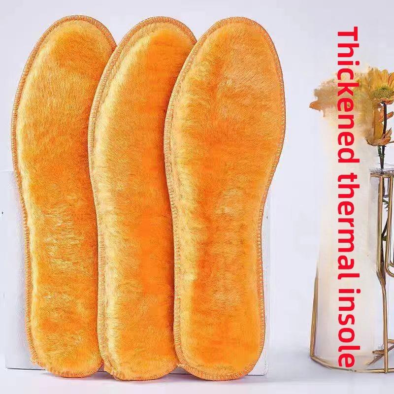 新款仿羊绒保暖鞋垫冬季男