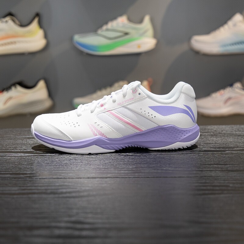 李宁雷霆2羽毛球鞋2026男女款鞋专业训练鞋轻量减震运动鞋AYTW003