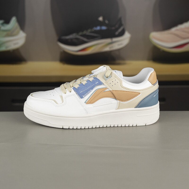 李宁天迹板鞋男鞋2024夏季新款潮流百搭小白鞋经典休闲鞋AGCU523