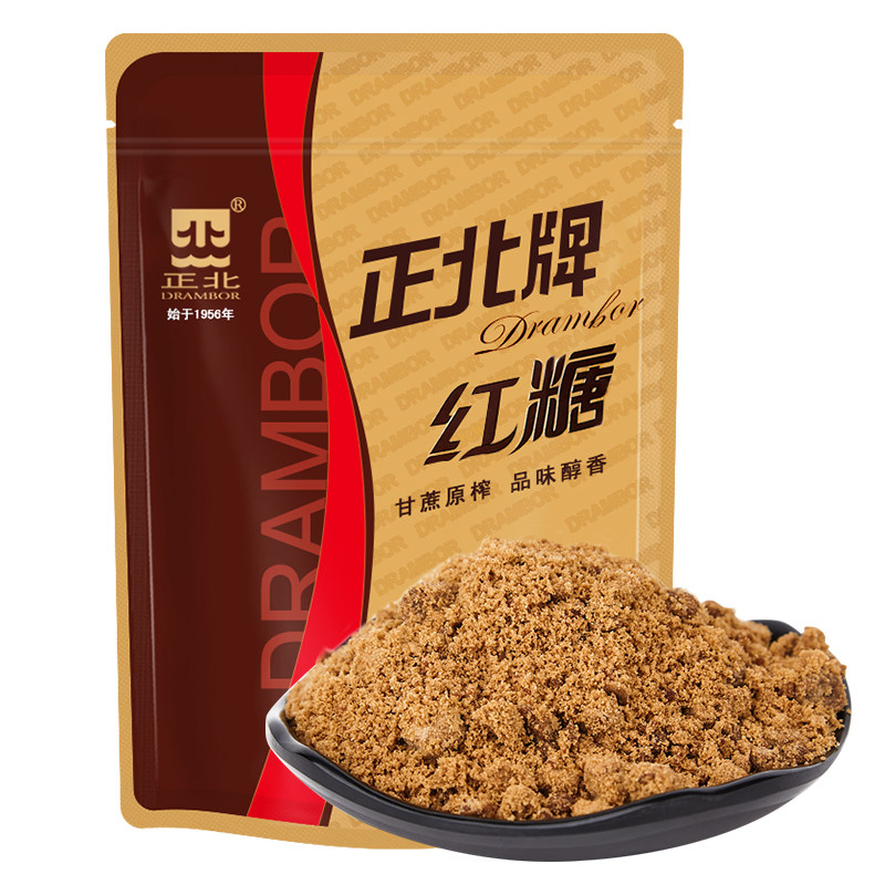 正北红糖300g袋装甘蔗原榨经期家用食糖奶茶甜品烘培调味原料