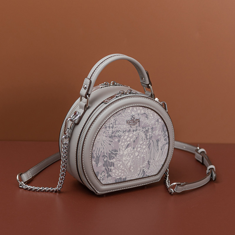 CITEX LV官方旗舰店香港正品今年流行手提小包包女圆饼包2024新款