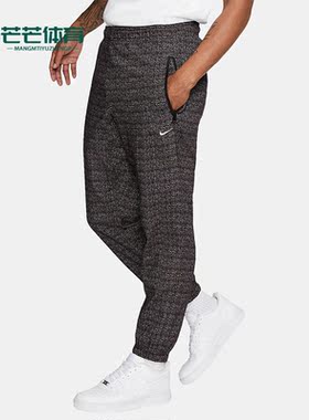 Nike/耐克正品Classic Sport男子意产格子纱线长裤CJ0804-010