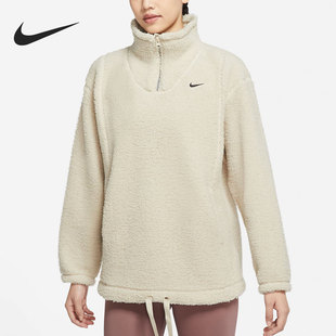 DD6475 Nike 女子运动羊羔绒保暖套头衫 新款 206 耐克正品