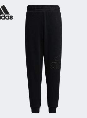 Adidas/阿迪达斯正品冬季新款儿童加绒运动休闲长裤 H40346