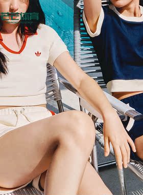 Adidas/阿迪达斯正品三叶草NOTITLE联名款女子运动短裤IN1072