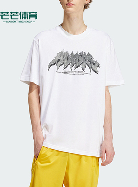 Adidas/阿迪达斯正品三叶草FLAMES CONC T男士运动短袖IS2946