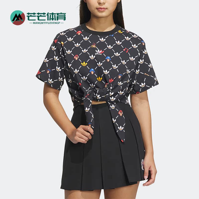 阿迪达斯正品女子短袖T恤