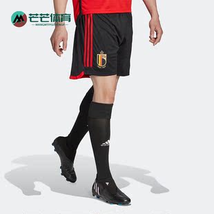 世界杯比利时队男子足球运动休闲短裤 HD9414 阿迪达斯正品 Adidas
