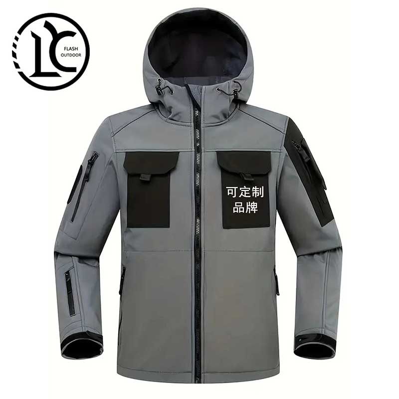软壳衣男战术服特战队冲锋衣夹克外套加绒绣字印字定制LOGO工作服,户外/登山/野营/旅行用品,软壳衣,淘宝优惠券,粉丝福利购,淘宝优惠卷