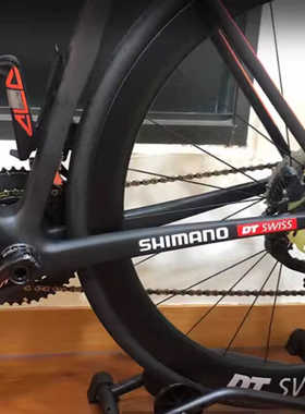 HIMANO贴纸 山地车单架前叉车贴车反光防水环法